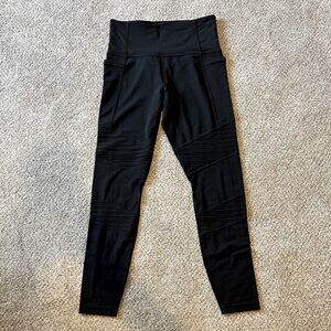 Athleta | Inclination Moto Leggings | Black | S